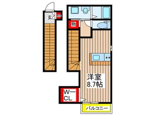 コスモヒルズ【2階】の間取り