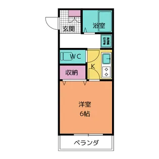 コンフォース中平【2階】の間取り