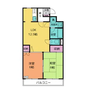 OSTクレスタ【2階】の間取り