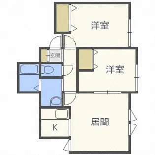 マウントツリー【3階】の間取り