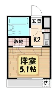 メゾン石田【2階】の間取り