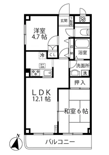 ライリッヒ・フーガ【1階】の間取り
