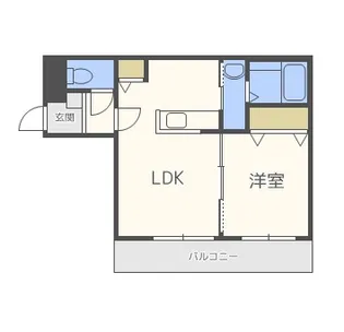 グレーシア澄川【1階】の間取り