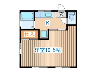 星コーポA棟【1階】の間取り