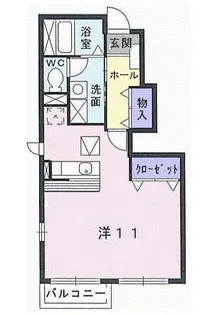 シェーンベルク土器D【1階】の間取り