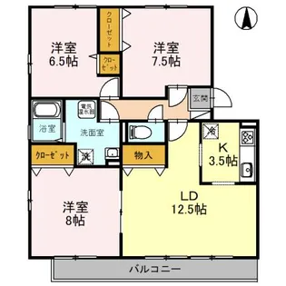 リッツ・ハウス【2階】の間取り