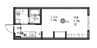 リヴィエール口田【1階】の間取り