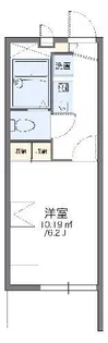 レオパレスWakamizu 3【1階】の間取り