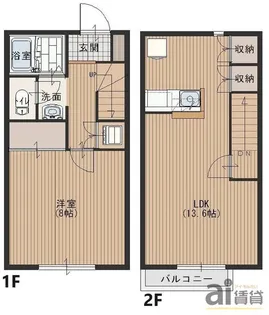 ブローテ川越Iの間取り