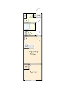 HW.Hills 東日暮里【4階】の間取り