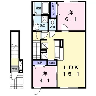 フェリシタ【2階】の間取り