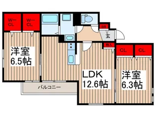 LA・FELICE【3階】の間取り