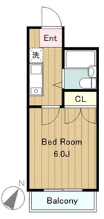 ベアーズハイム【3階】の間取り