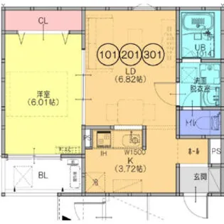 F+style柏原上市【2階】の間取り