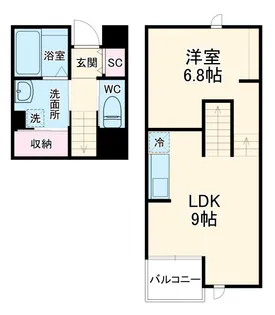 elm -D-【2階】の間取り