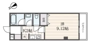 パワーク唐木田【3階】の間取り