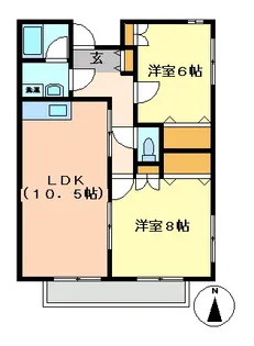 K・Hハイム【2階】の間取り