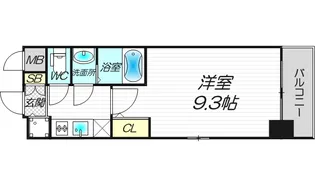 クリスタルグランツ梅田II【3階】の間取り