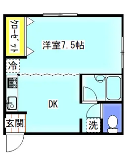 若葉荘【1階】の間取り