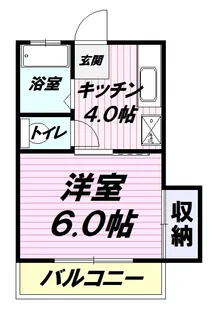 コーポ星【2階】の間取り