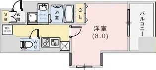 エスティロアール神戸駅前【3階】の間取り