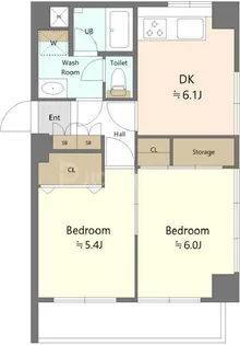 サンモール向島【5階】の間取り