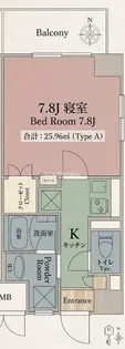 REXIA Shin Umeda DUO【9階】の間取り