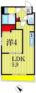 ルラーシュ新宿【5階】の間取り