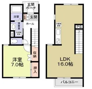 ヴィラ ルミエール【3階】の間取り