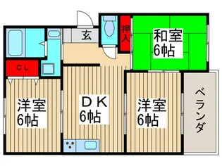 ハイムみやぼりの間取り
