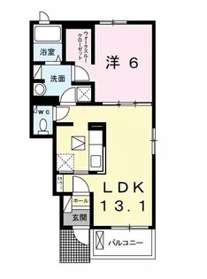 エスポワール III【1階】の間取り