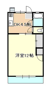 南輝コーポ【1階】の間取り