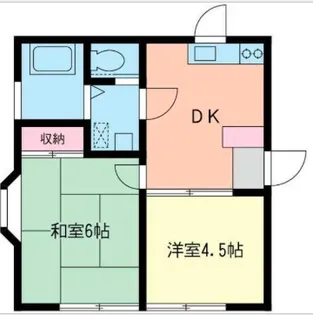 ラーク永田【1階】の間取り