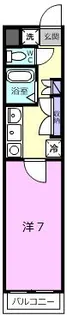 センエイハイツC【3階】の間取り