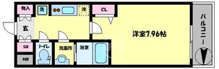 ラヴィータ難波元町【14階】の間取り