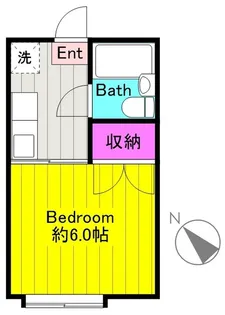 ア・ルエ東生田【2階】の間取り