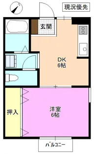 メイキッス【1階】の間取り