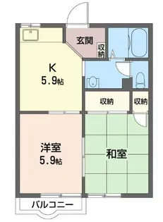 ベクエム湘南【2階】の間取り
