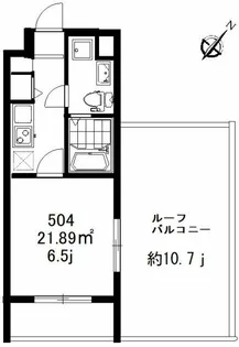 フォセット南行徳【5階】の間取り