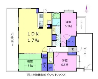 レーベンハイムコンフォレスタ宇都宮【2階】の間取り