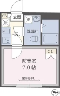 ラシクラス練馬エトワール【3階】の間取り