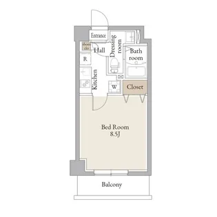 グランカーサお花茶屋【2階】の間取り