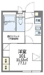 レオパレスピアネータ【2階】の間取り