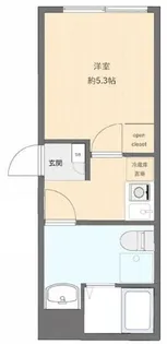 フラシア板橋本町【4階】の間取り