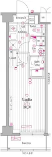 ガーラ・ヒルズ不動前【2階】の間取り