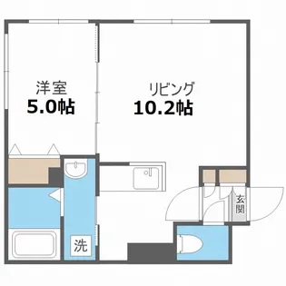 ノースポイント東札幌【5階】の間取り