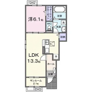 スケールII【1階】の間取り