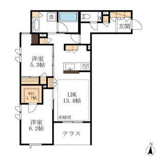 ルマセラ【1階】の間取り