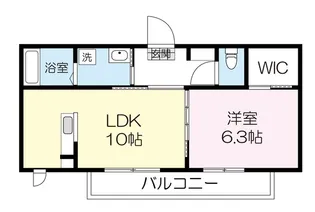 ドルチェビータ【2階】の間取り