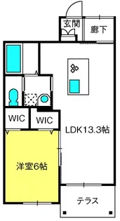 MaisonQ&T【1階】の間取り